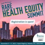 2022 RARE Health Equity Summit flyer